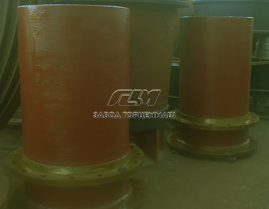 Футеровка загрузочной цапфы правая ИМШ.01.02.004