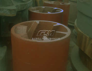 Футеровка загрузочной цапфы правая ИМШ.01.02.004