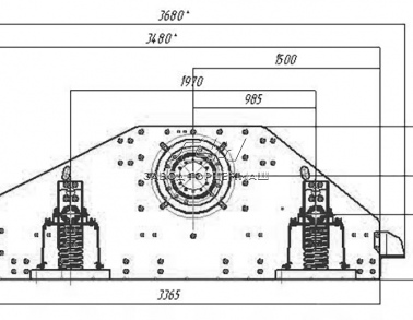 Грохот инерционный среднего типа ГИС-31