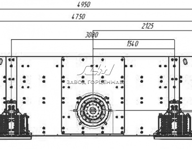 Грохот инерционный среднего типа ГИС-43
