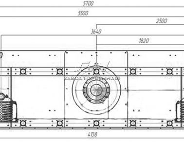 Грохот инерционный тяжелого типа ГИТ-62
